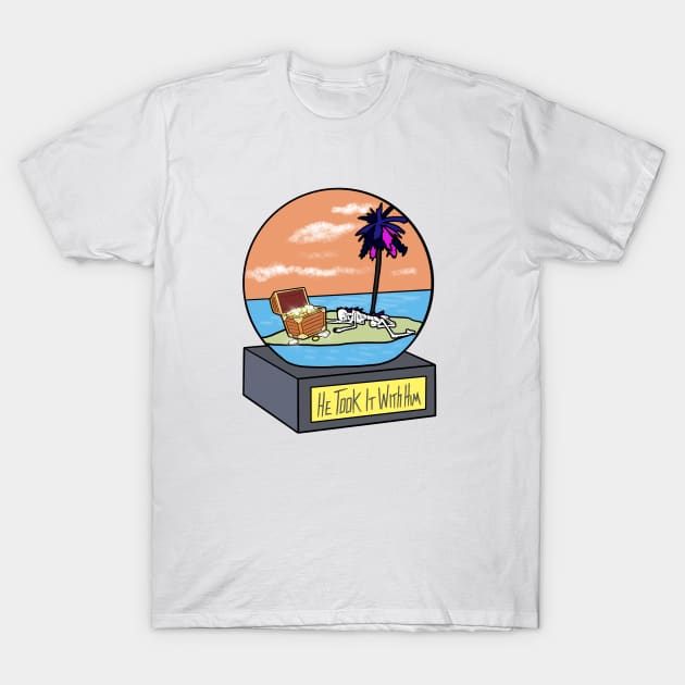 Gold Island T-Shirt by Nerdpins